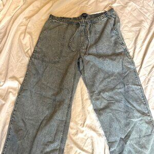 GAP wide leg drawstring jeans NWT